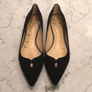 Sam Edelman black suede flats size 10